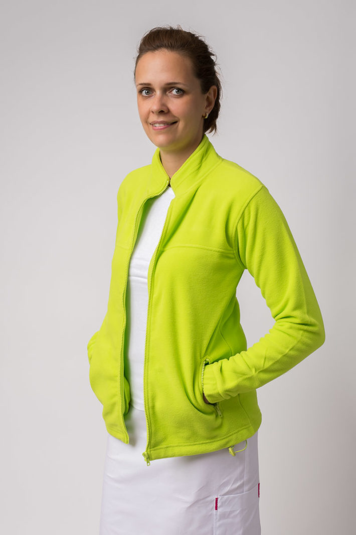 Thea dámska mikina - limetková