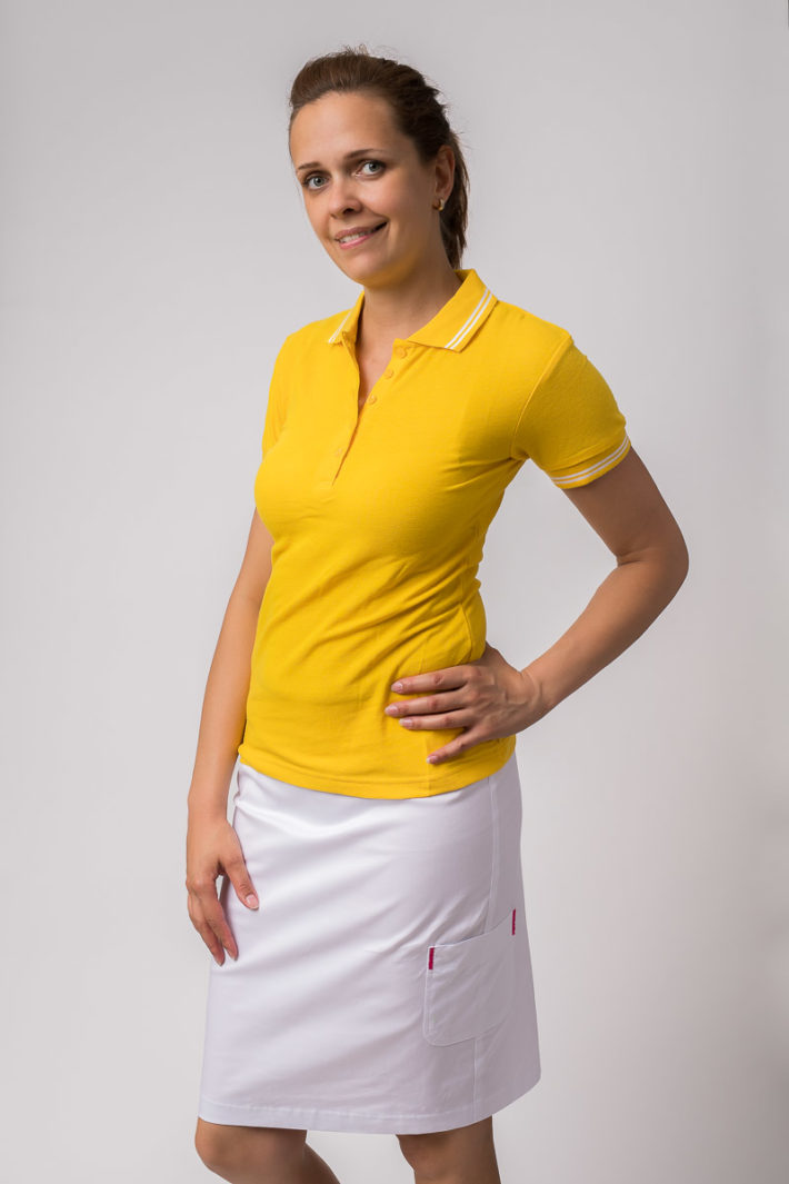 Sofia dámska polokošela - žltá