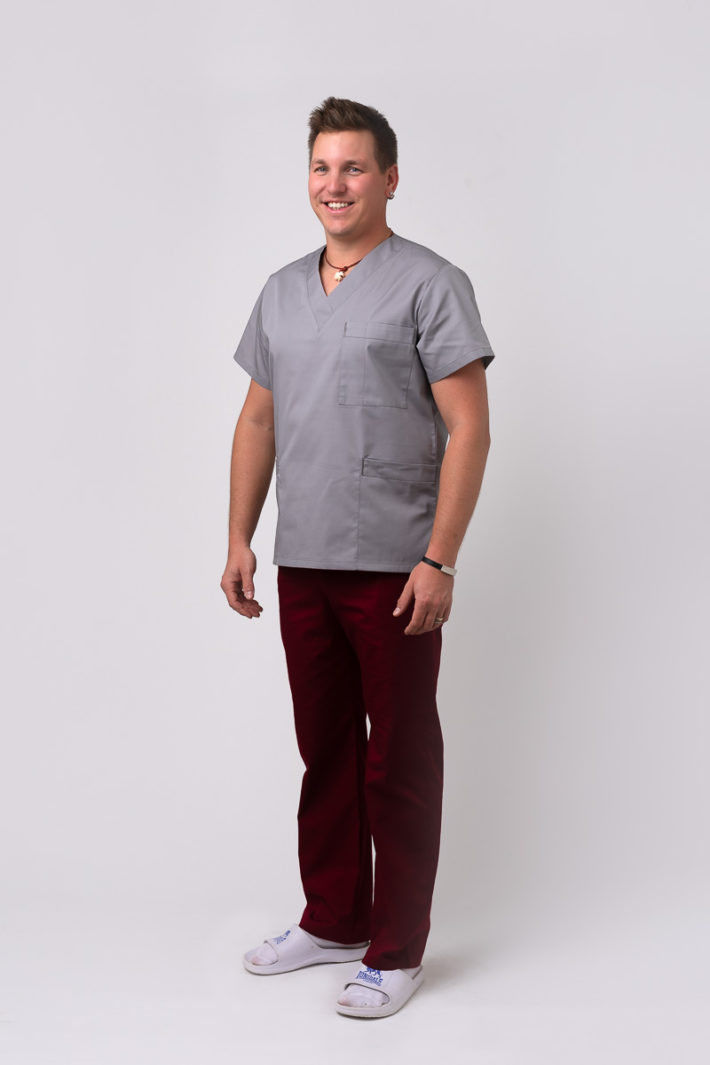Simplex pánsky top - sivý - Image 2