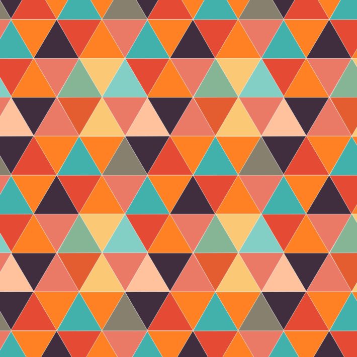 Pánsky top - " Geometric / oranžová " - Image 3